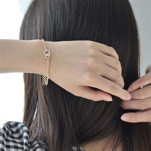 NAGAHORI ピンキー＆ダイアン シルバー キュービックブレスレット